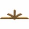 Ekena Millwork Redmond Rough Sawn Timber Gable Bracket, Western Red Cedar, 60"W x 25"H x 2"D x 4"F, 10/12 Pitch GBW060X25X0204RED00RWR - alternate 2